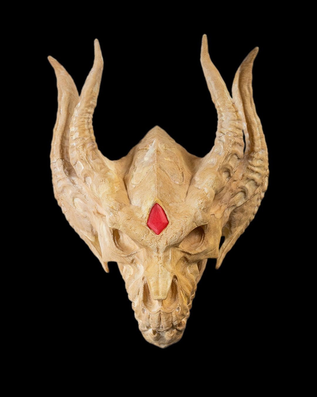 Handcrafted Dragon Skull Wall Ornament | Gothic Home Decor | Fantasy Dragon Head Sculpture | Unique 3D Wall Art | Mythical Creature Decor