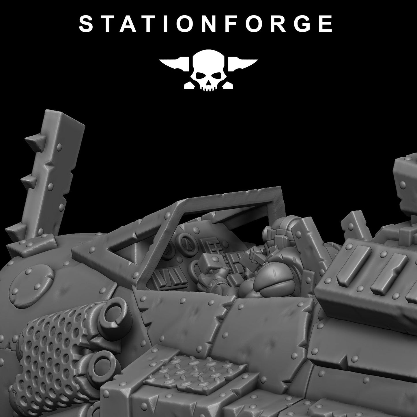 Orkaz Plane | Orkaz | Orc | Grimdark Future | Sci Fi | Space | Table Top | Station Forge | tabletop Wargaming | High Quality Minis