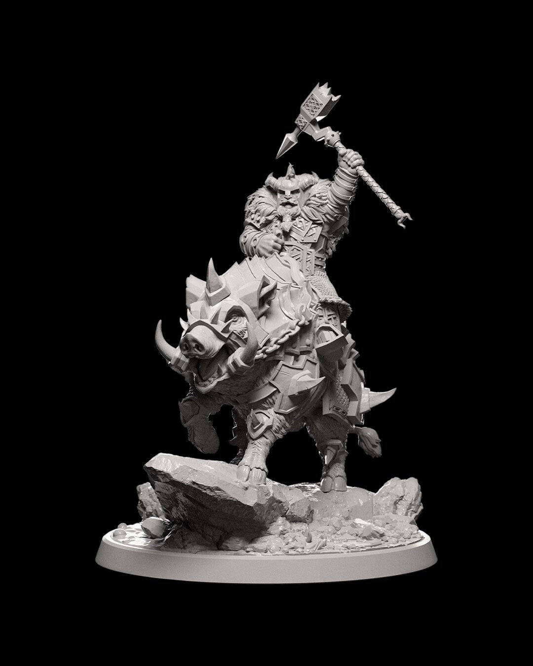 Dwarven Party Pack | Dwarf Party Miniature Pack | STLFLIX | Wargaming | Dungeons and Dragons | Tabletop RPG | DnD | Fire and Ice