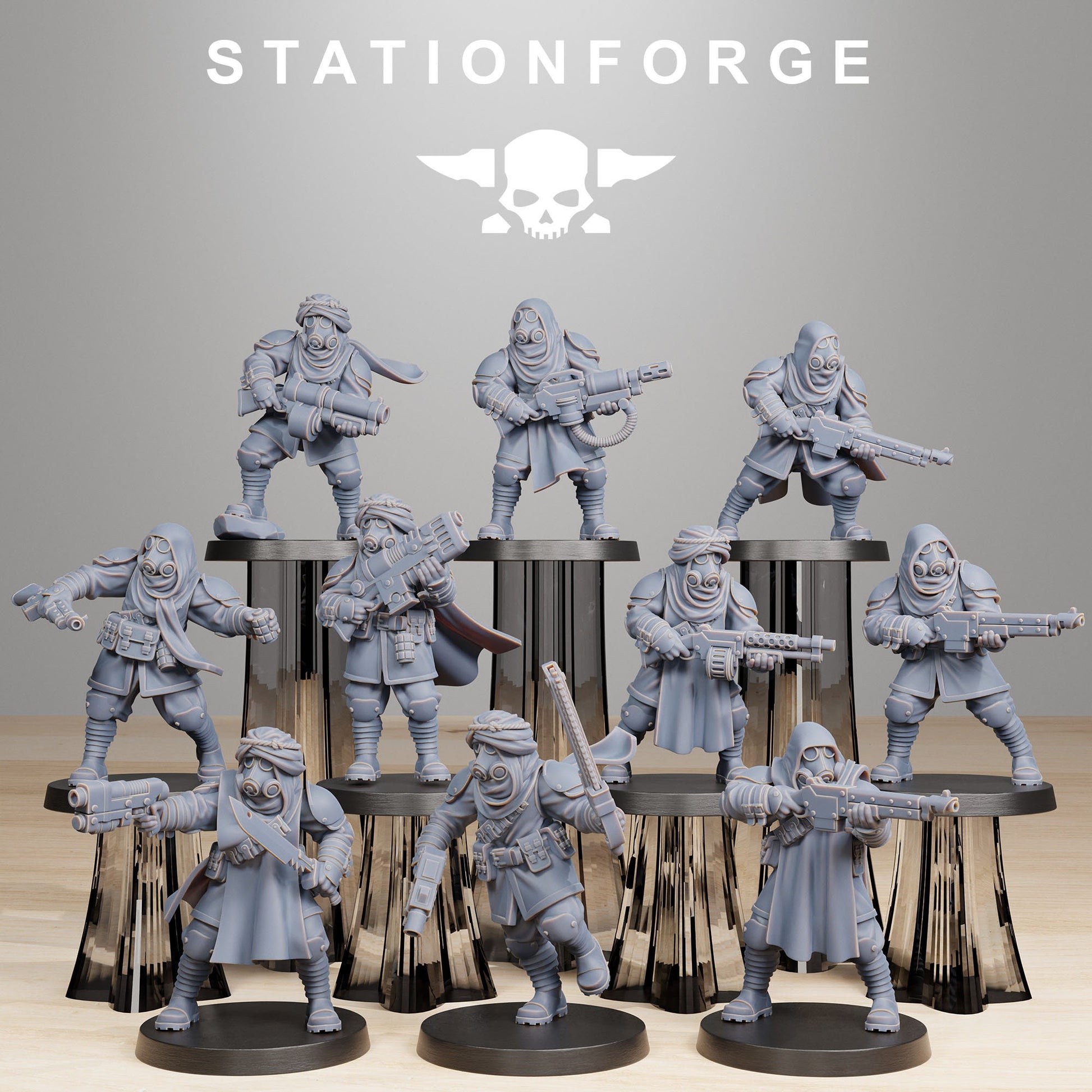 GrimGuard Scorchers & Officers | Station Forge | Wargaming