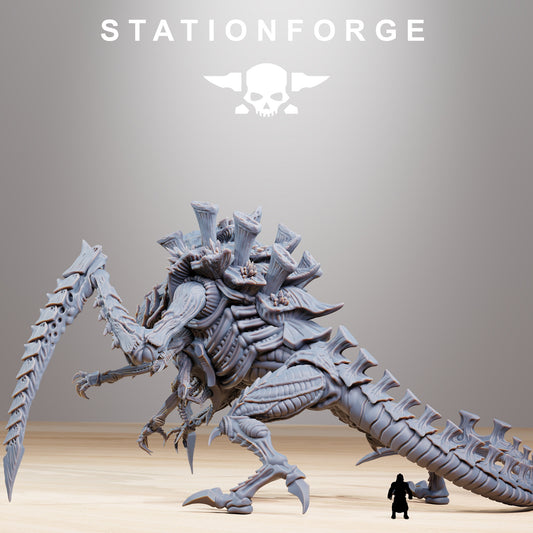 Xenarid Queen | Station Forge | Wargaming | Xenomorph Queen | Grimdark Future | Alien Titan | Bio Monster | Xenarid Titan | Tabletop Gaming