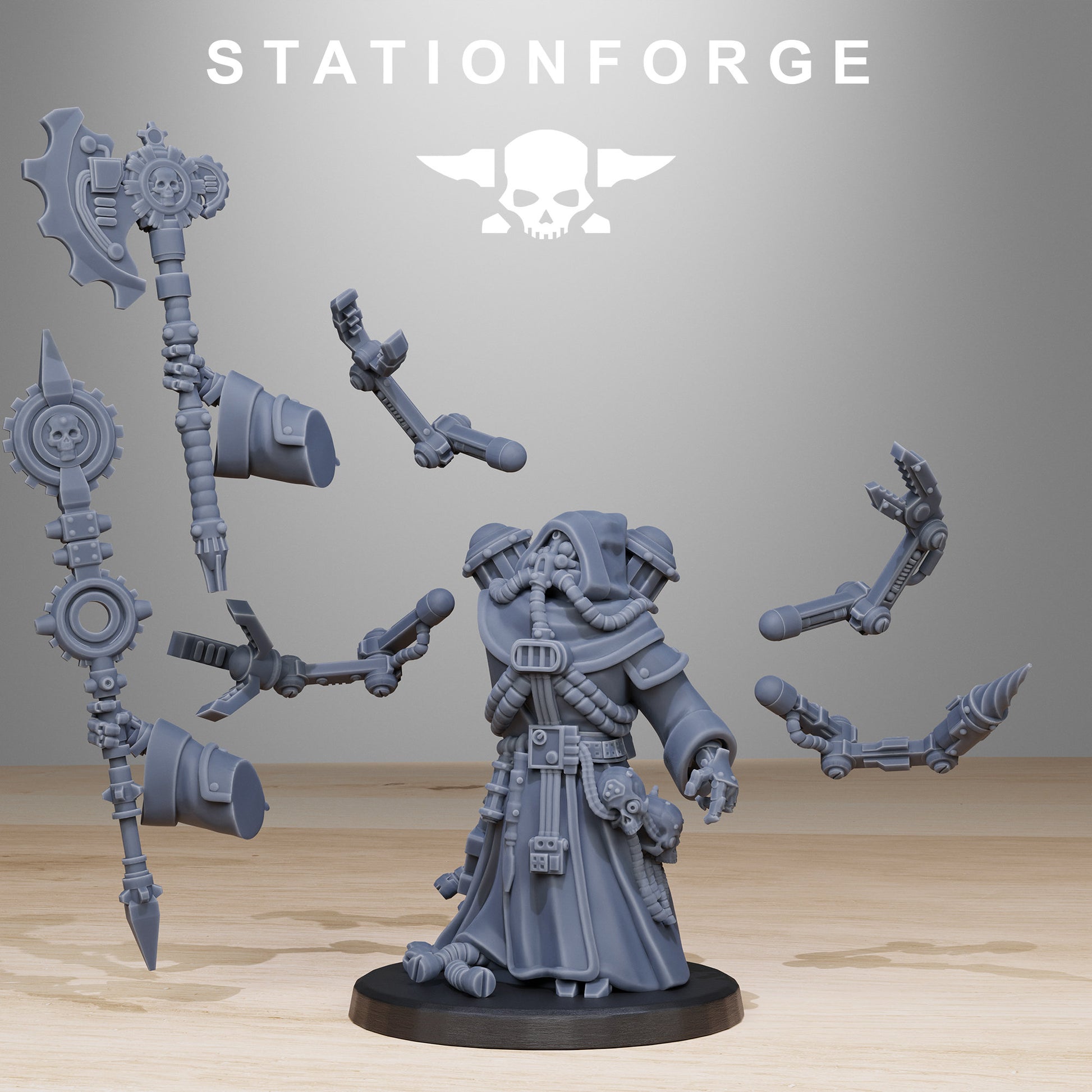 Scavenger SynPriest | Station Forge | Wargaming | Tabletop miniatures | Grim dark future wargames