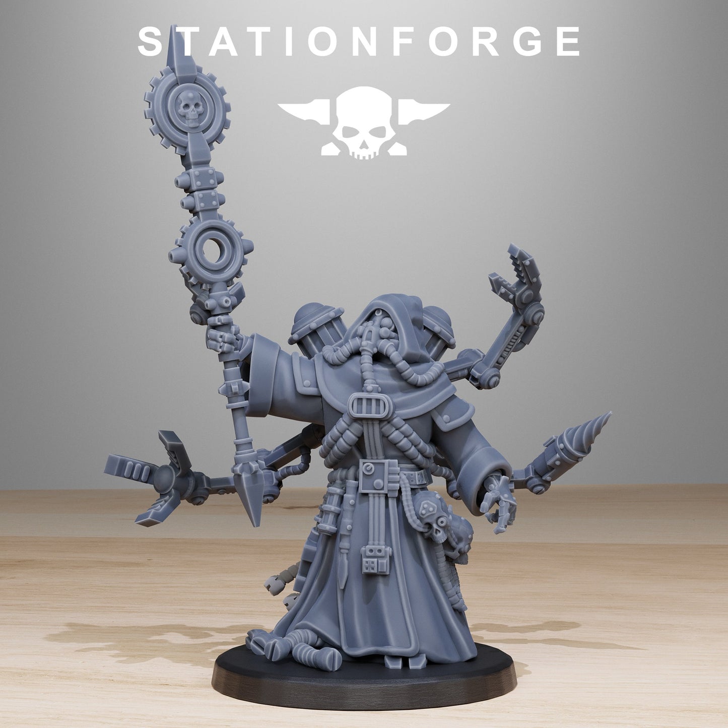 Scavenger SynPriest | Station Forge | Wargaming | Tabletop miniatures | Grim dark future wargames