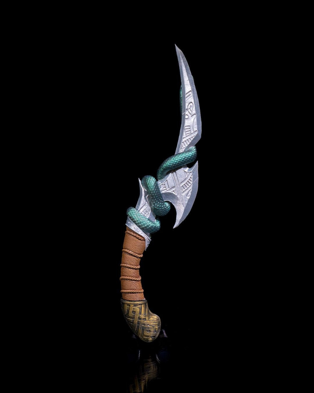 Laevateinn Dagger of Loki - Asgardian Cosplay Mythical Norse Weapon Replica - Handcrafted Fantasy Knife for Cosplay, LARP, and Decor