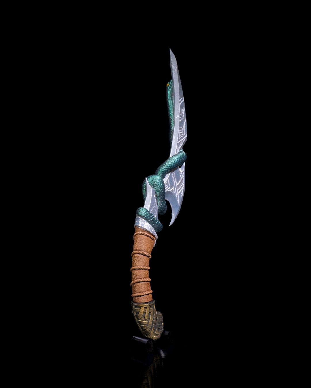 Laevateinn Dagger of Loki - Asgardian Cosplay Mythical Norse Weapon Replica - Handcrafted Fantasy Knife for Cosplay, LARP, and Decor