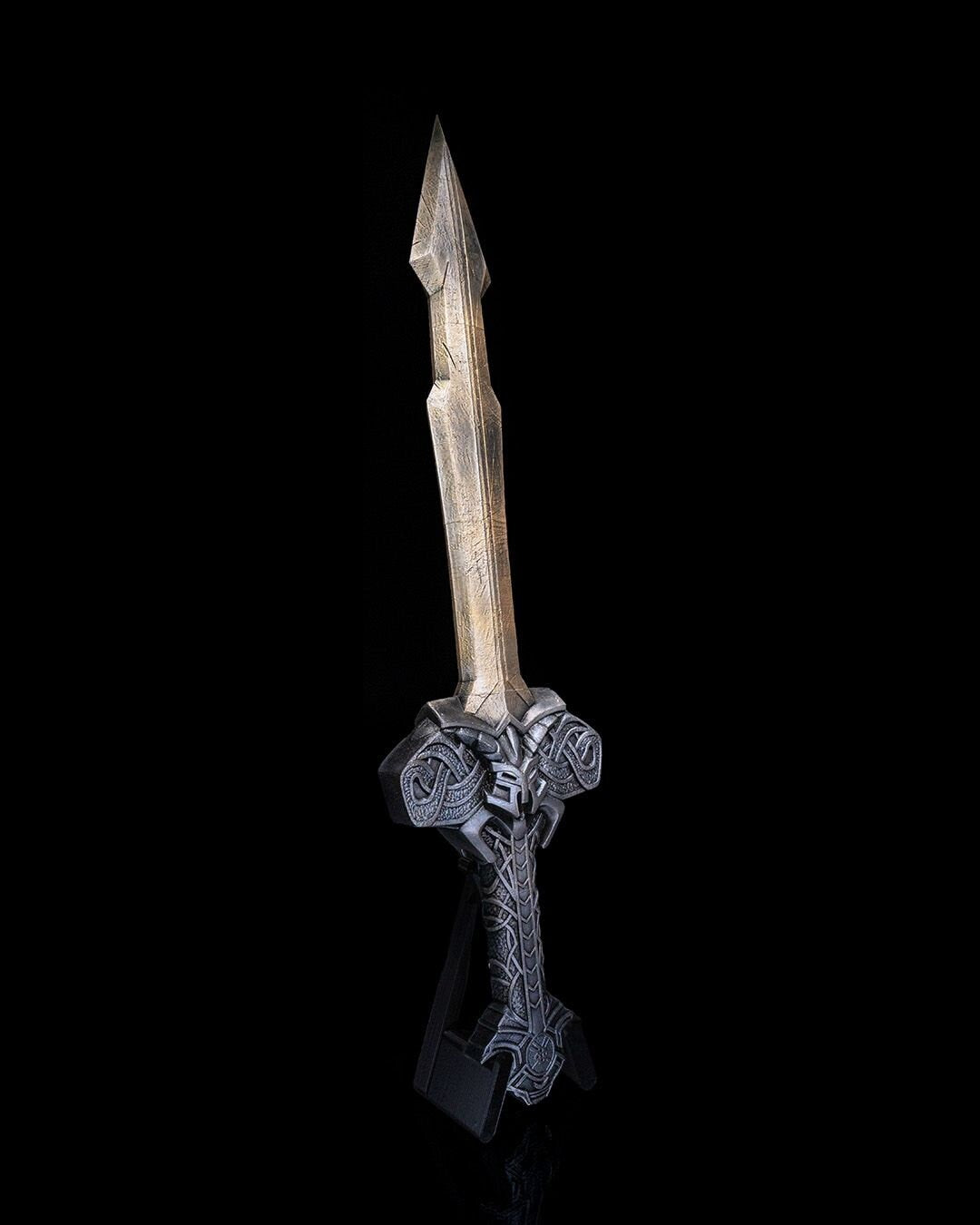 Hofund Asgardian Sword - Asgardian Cosplay Mythical Norse Weapon Replica - Handcrafted Fantasy Sword for Cosplay, LARP, and Decor