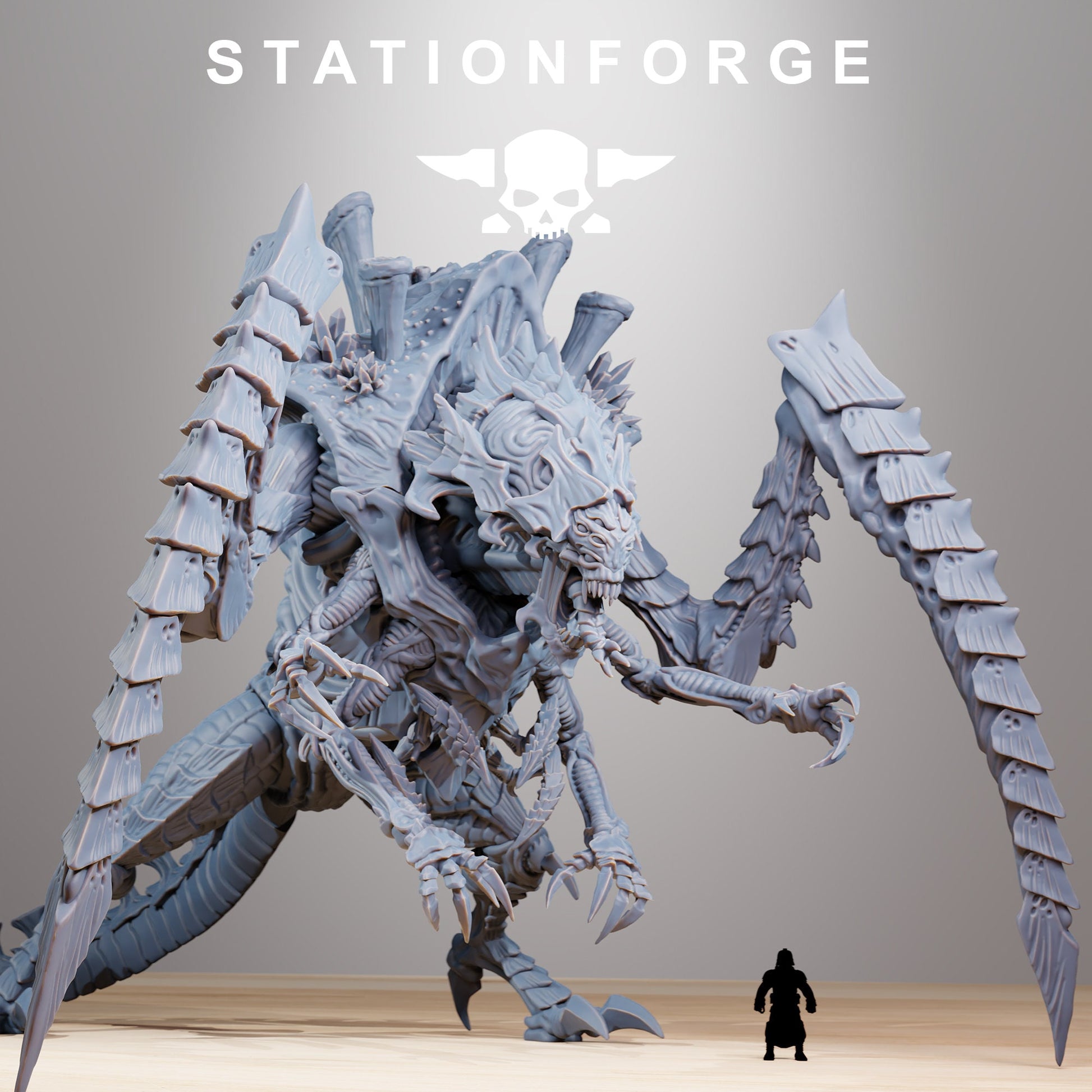 Xenarid Queen | Station Forge | Wargaming | Xenomorph Queen | Grimdark Future | Alien Titan | Bio Monster | Xenarid Titan | Tabletop Gaming