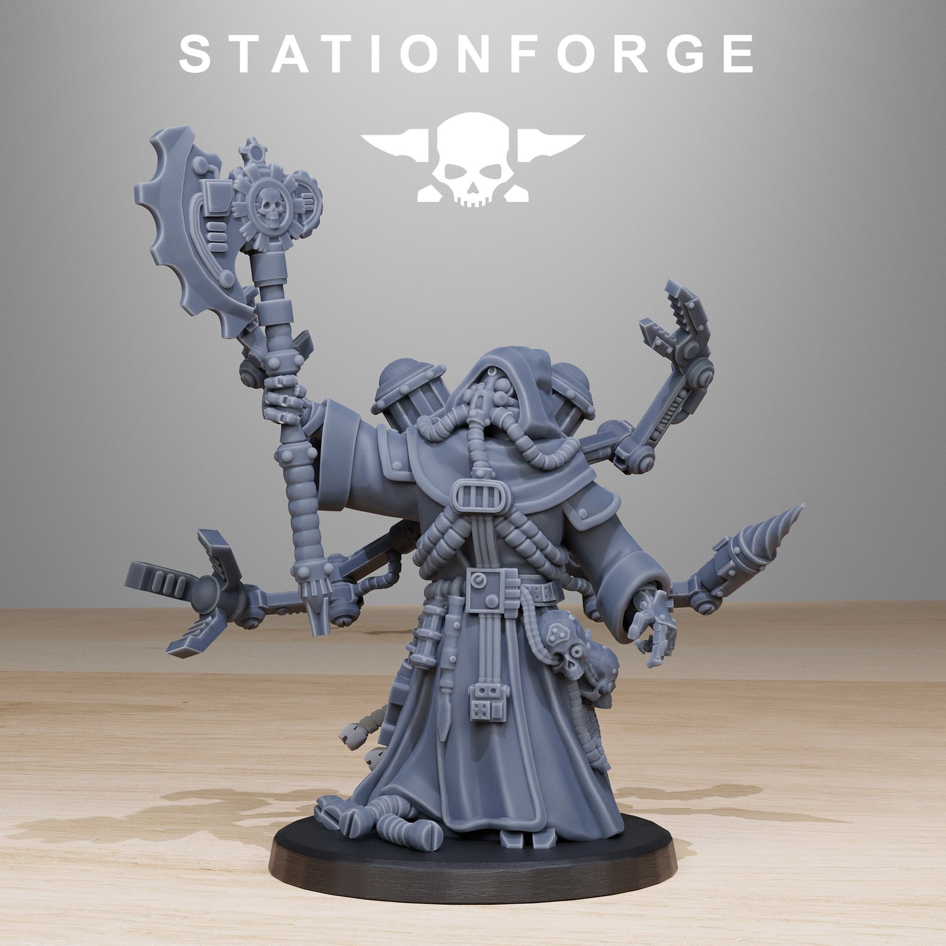 Scavenger SynPriest | Station Forge | Wargaming | Tabletop miniatures | Grim dark future wargames