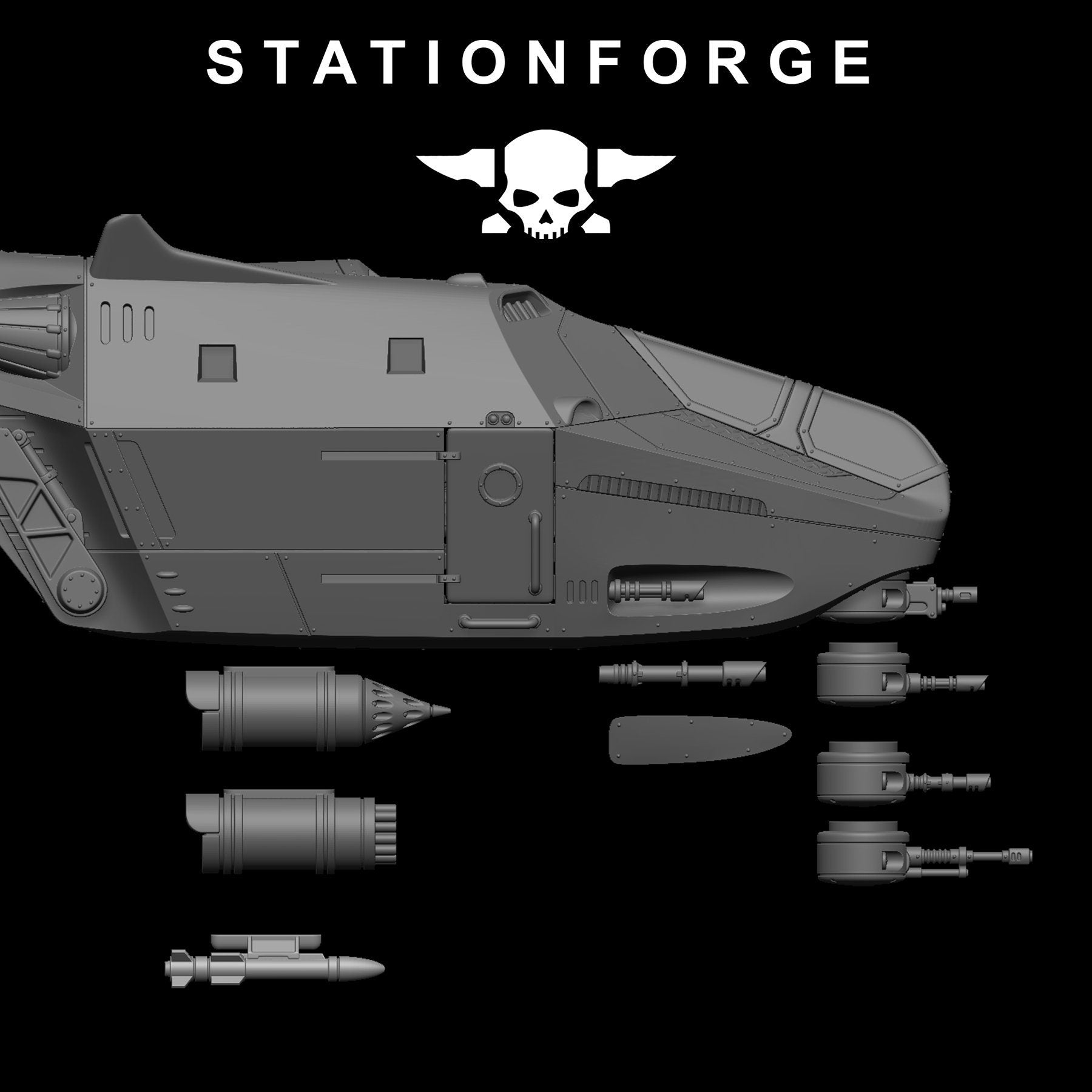 Vaskar Dropship | Station Forge | Wargaming