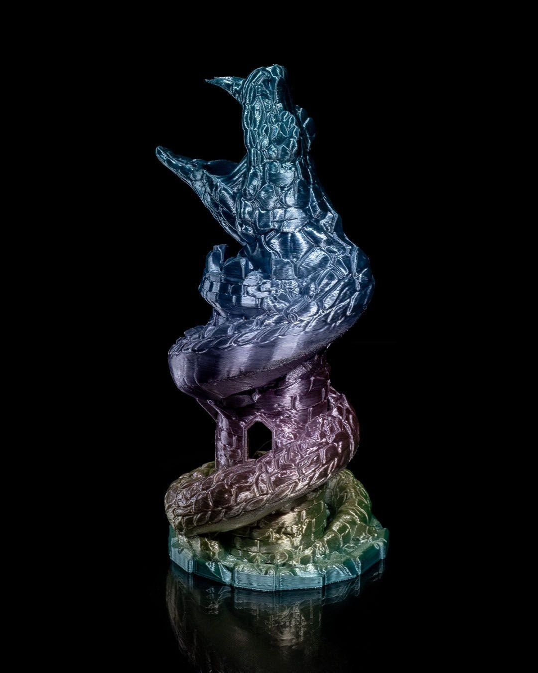 Basilisk Dice Tower | DnD Gift | Monster Dice Holder | Unique Tabletop RPG Accessory | Themed Gaming Decor | Dice Roller | Snake tower