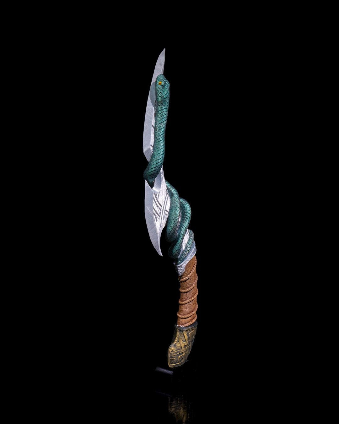 Laevateinn Dagger of Loki - Asgardian Cosplay Mythical Norse Weapon Replica - Handcrafted Fantasy Knife for Cosplay, LARP, and Decor