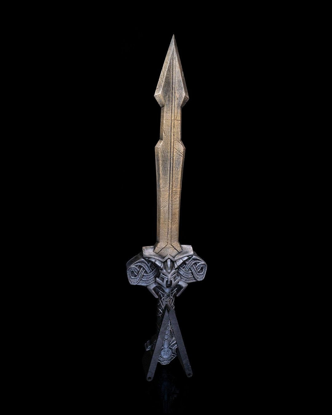 Hofund Asgardian Sword - Asgardian Cosplay Mythical Norse Weapon Replica - Handcrafted Fantasy Sword for Cosplay, LARP, and Decor