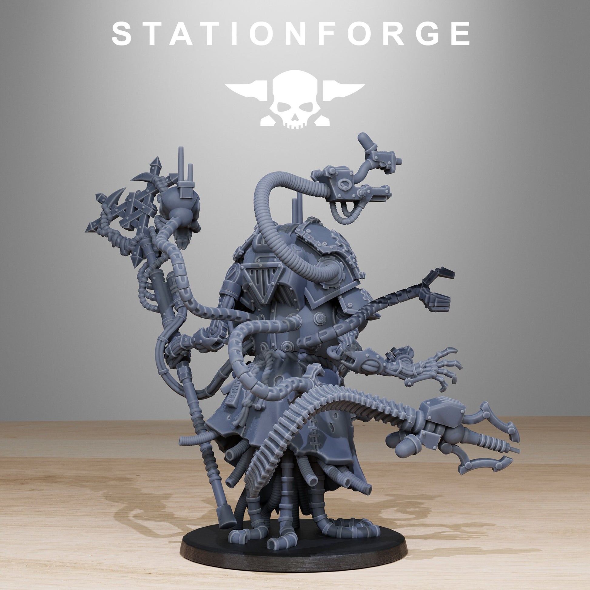 Raticus Priest | Station Forge | Wargaming | Scavenger Raticus | Wargaming Miniature | Grim Dark Future tabletop Gaming