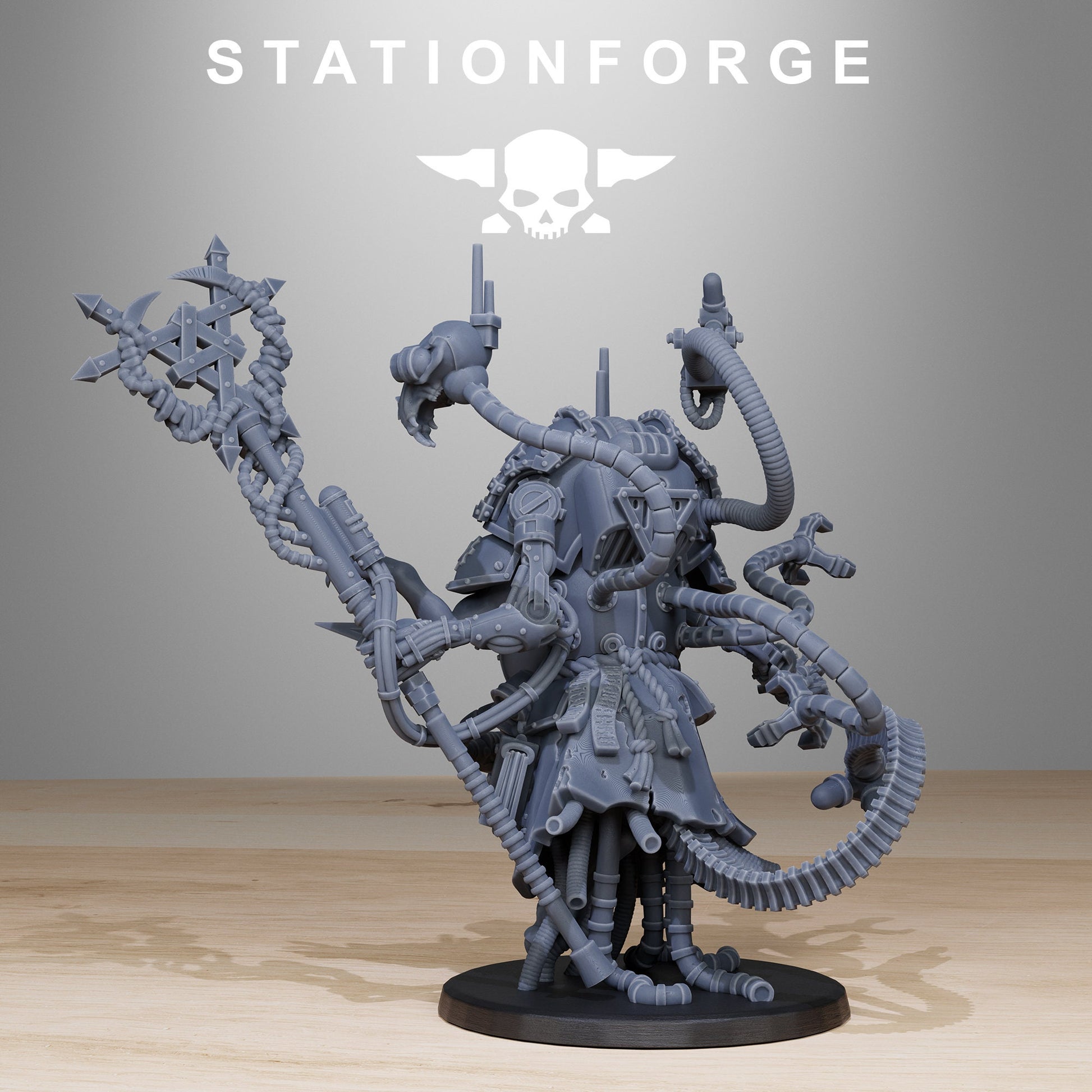 Raticus Priest | Station Forge | Wargaming | Scavenger Raticus | Wargaming Miniature | Grim Dark Future tabletop Gaming