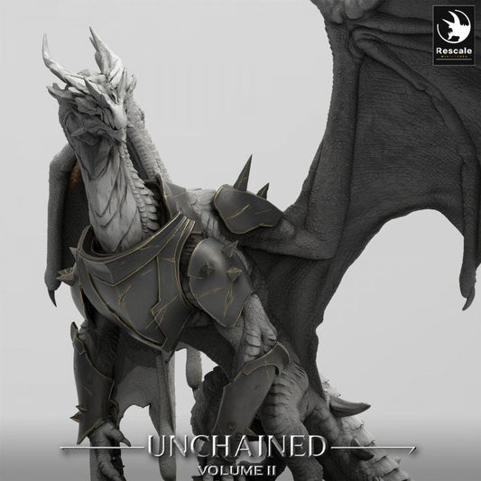 Xeldranth Dragon | Lord of the Print | Wargaming | Dungeons and Dragons | Tabletop RPG | DnD | Fantasy models for painting | Mountain Dragon