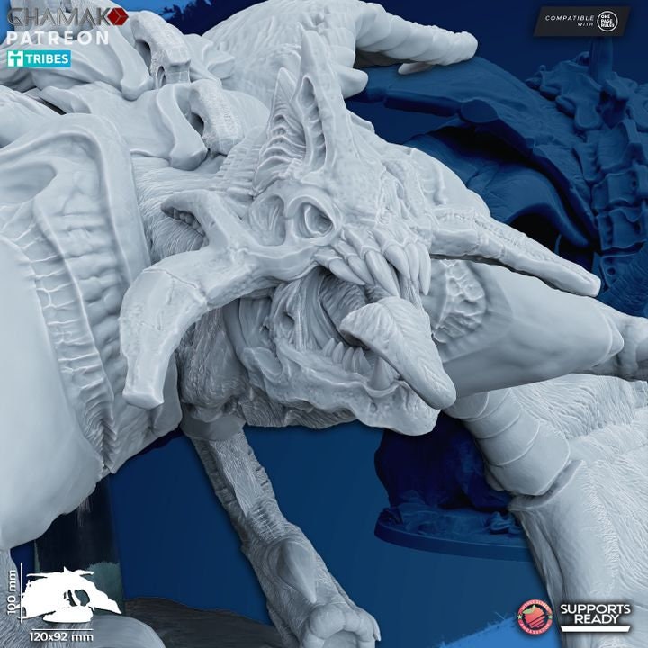 Raptoratrix | Ghamak Cosmic Devourer | Wargaming | Alien Swarm Proxies | Alien Hive | Xenomorph Grimdark Devourer | Flying alien proxy