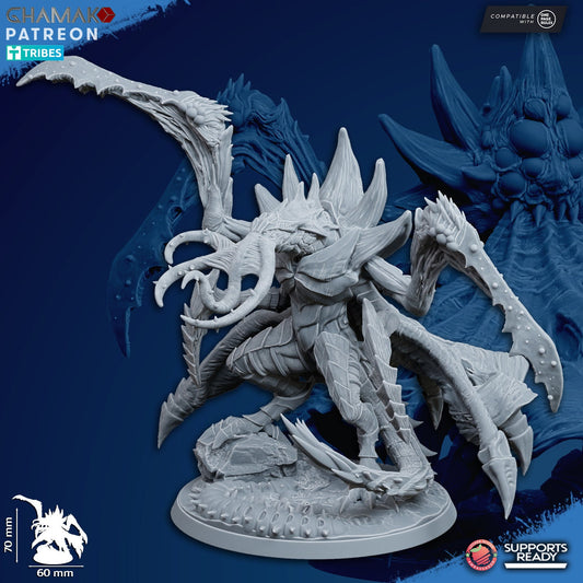 Silent Reaper | Shrouded Reaper | Ghamak Cosmic Devourer | Wargaming | Alien Swarm Proxies | Alien Hive | Xenomorph Grimdark Devourer |