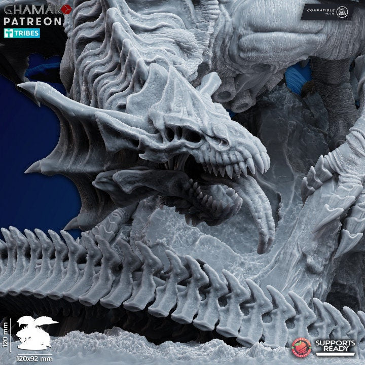 Harrower| Ghamak Cosmic Devourer | Wargaming | Alien Swarm Proxies | Alien Hive | Xenomorph Grimdark Devourer | Flying alien proxy