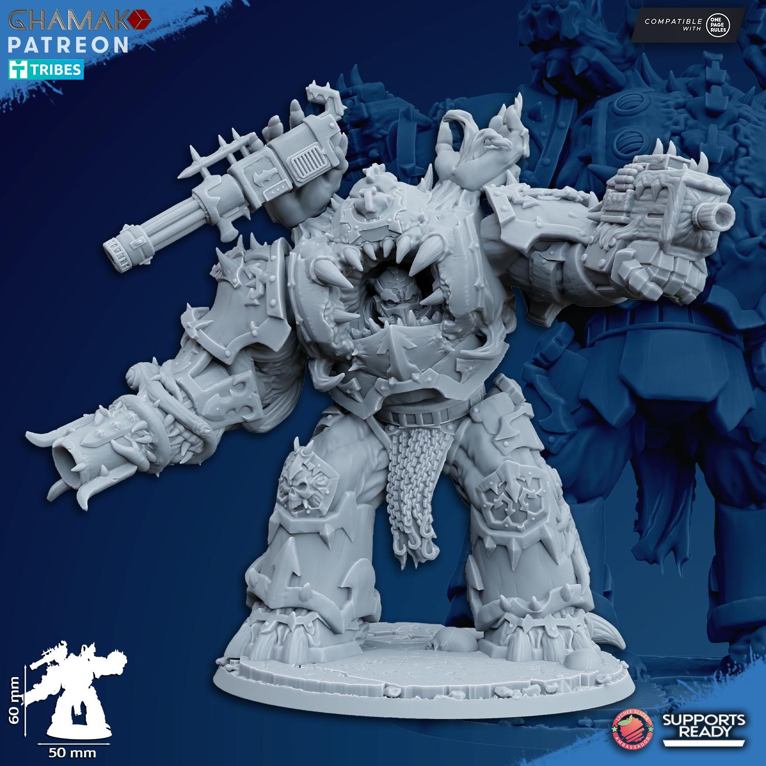 Possessed Eradicators | Ghamak | 3D Printed | 28mm | Wargaming | Chaos Army | warhammer | Heretic Terminator