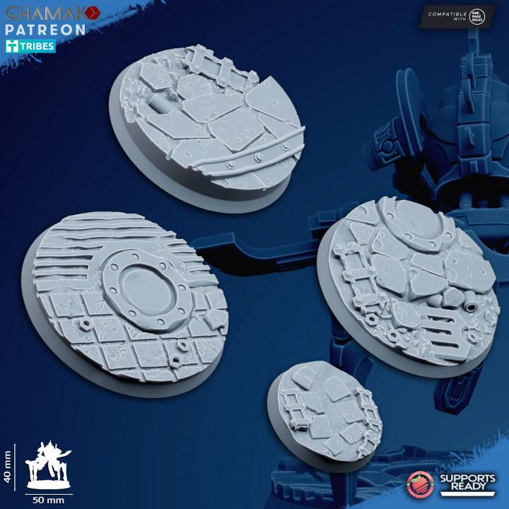 Set of 6 Undying Vanquishers | Ghamak | 3D Printed | Undying | Onepagerules | Wargaming | Robot legions | Undead robots