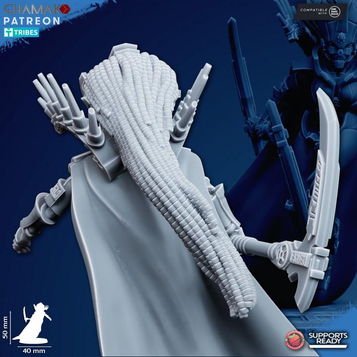 Undying Pinup | Ghamak | 3D Printed | Undying | Onepagerules | Wargaming | Robot legions | Undead robots