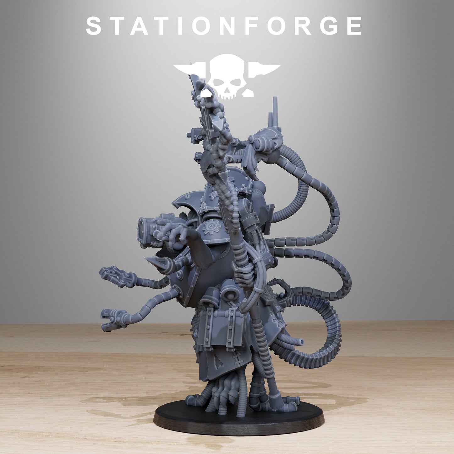Raticus Priest | Station Forge | Wargaming | Scavenger Raticus | Wargaming Miniature | Grim Dark Future tabletop Gaming