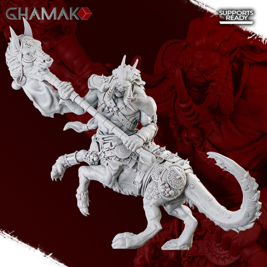 Great Dragon Ogre | Ghamak | Fantasy Wargaming | DnD Miniature | Greater Monster | Resin Display Model | Ghamak Beast