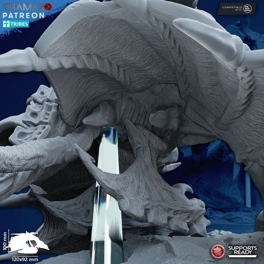 Raptoratrix | Ghamak Cosmic Devourer | Wargaming | Alien Swarm Proxies | Alien Hive | Xenomorph Grimdark Devourer | Flying alien proxy