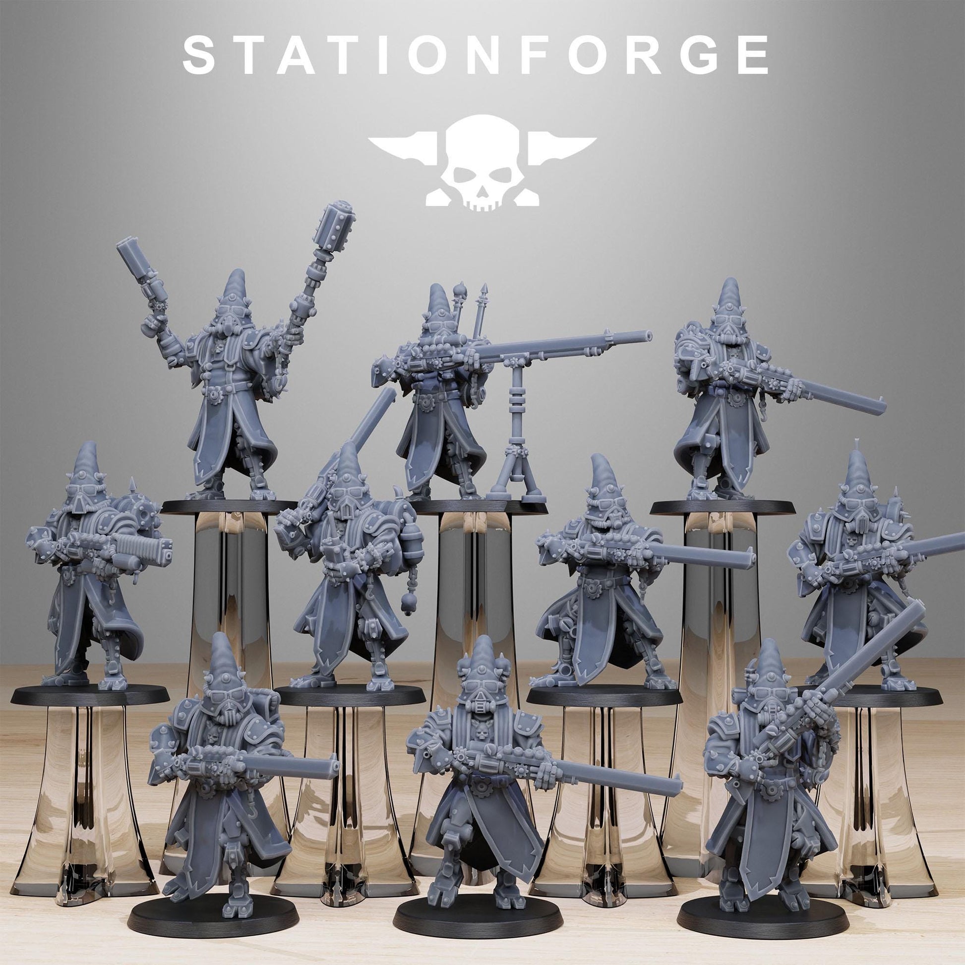 Scavenger Hooded Cultists | Station Forge | Wargaming | Tabletop miniatures | Grim dark future wargames