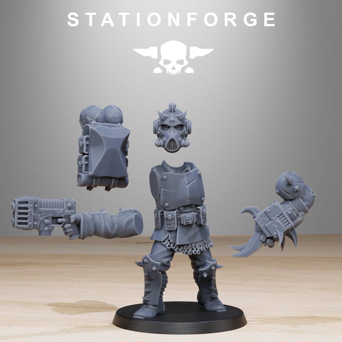 Corrupted Guard Infantry Builder Kit | Station Forge | Wargaming | Infantry | Soldiers