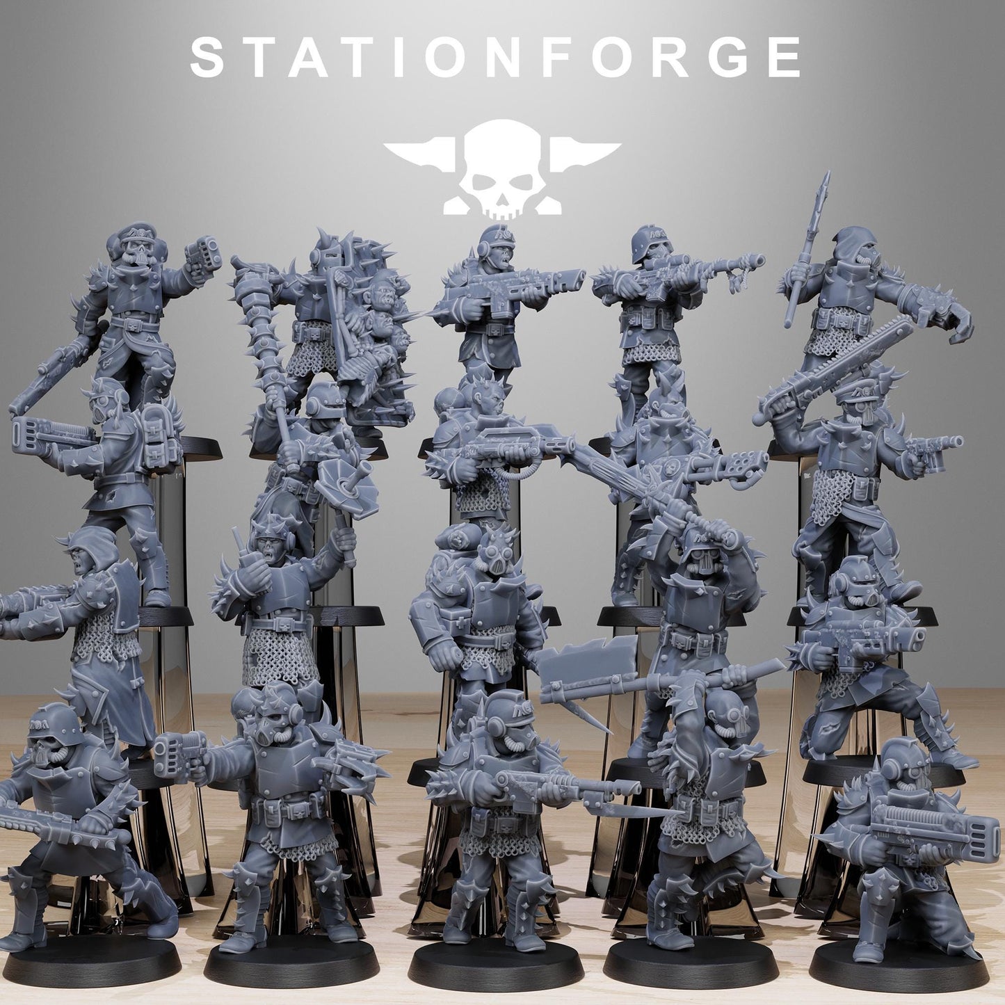 Corrupted Guard Infantry Builder Kit | Station Forge | Wargaming | Infantry | Soldiers