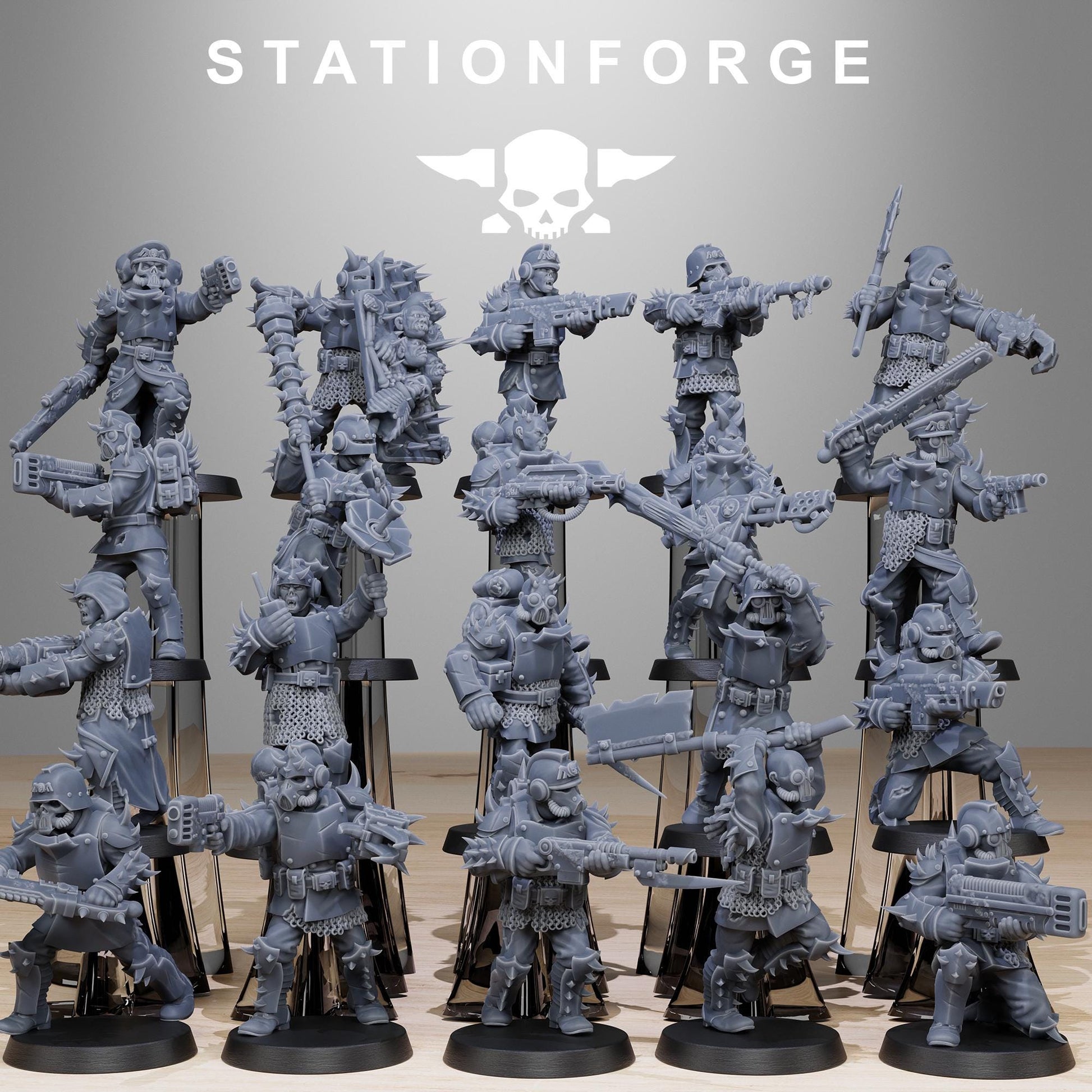 Corrupted Guard Infantry Builder Kit | Station Forge | Wargaming | Infantry | Soldiers