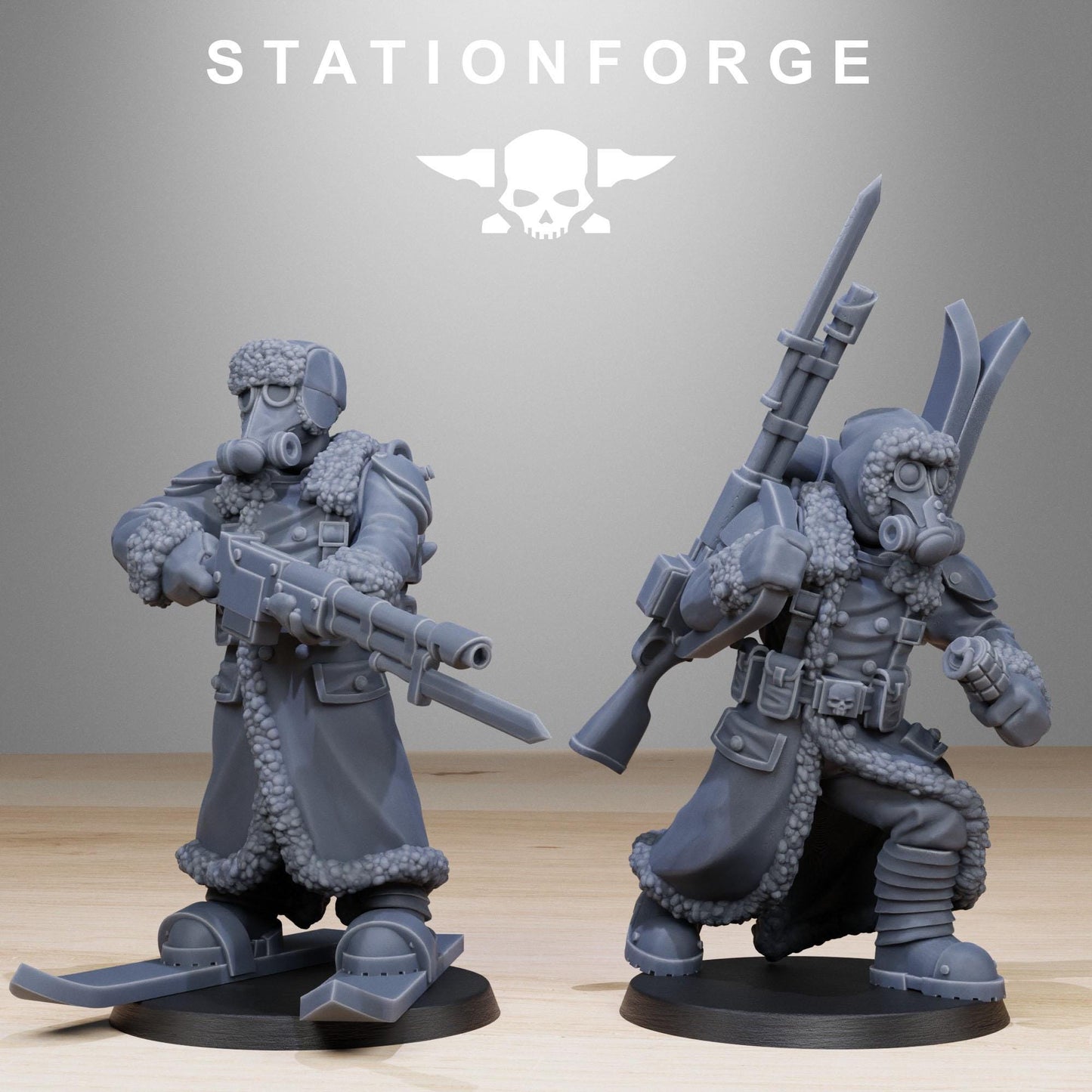 GrimGuard Frostwatch Skiers | Station Forge | Wargaming | Infantry | Soldiers
