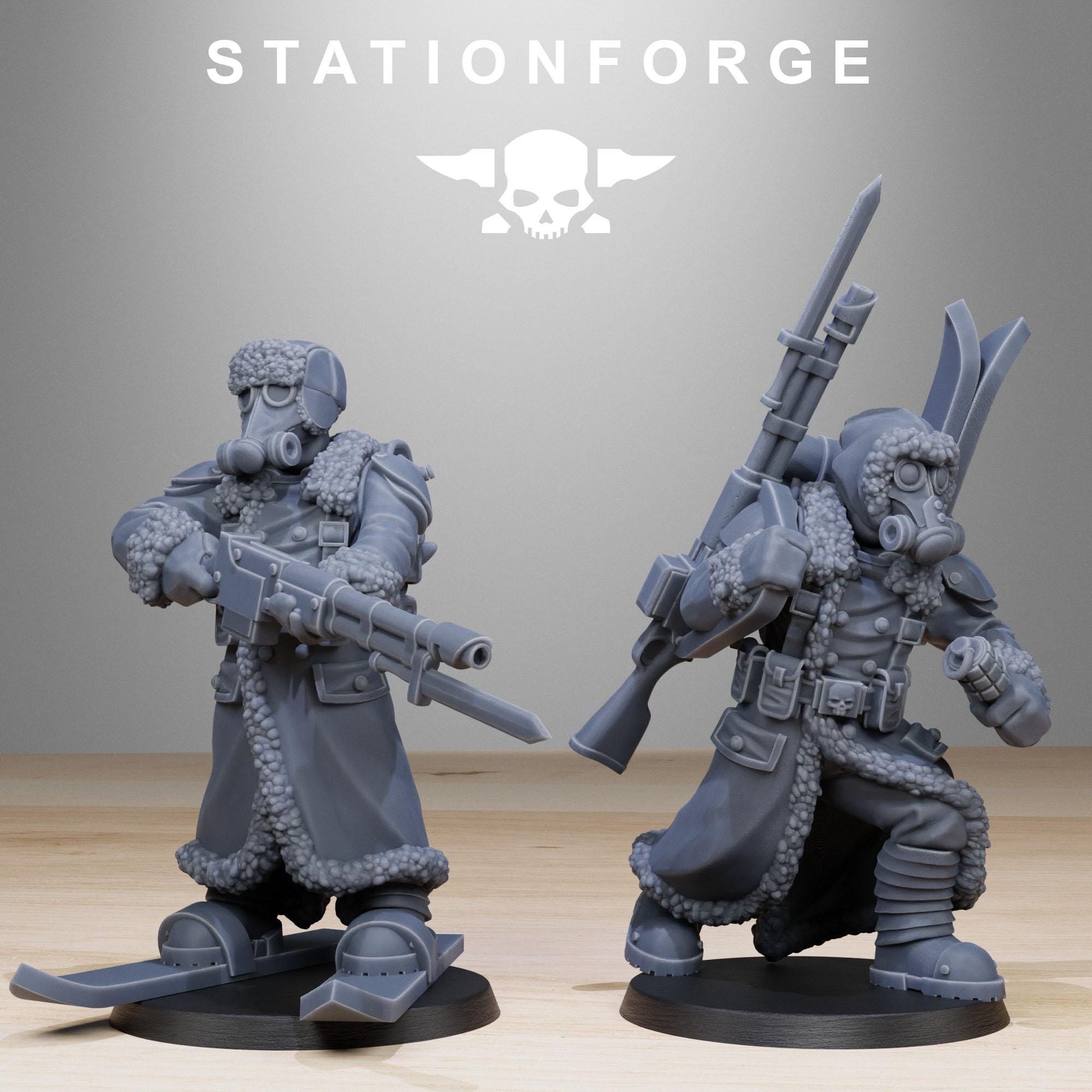 GrimGuard Frostwatch Skiers | Station Forge | Wargaming | Infantry | Soldiers