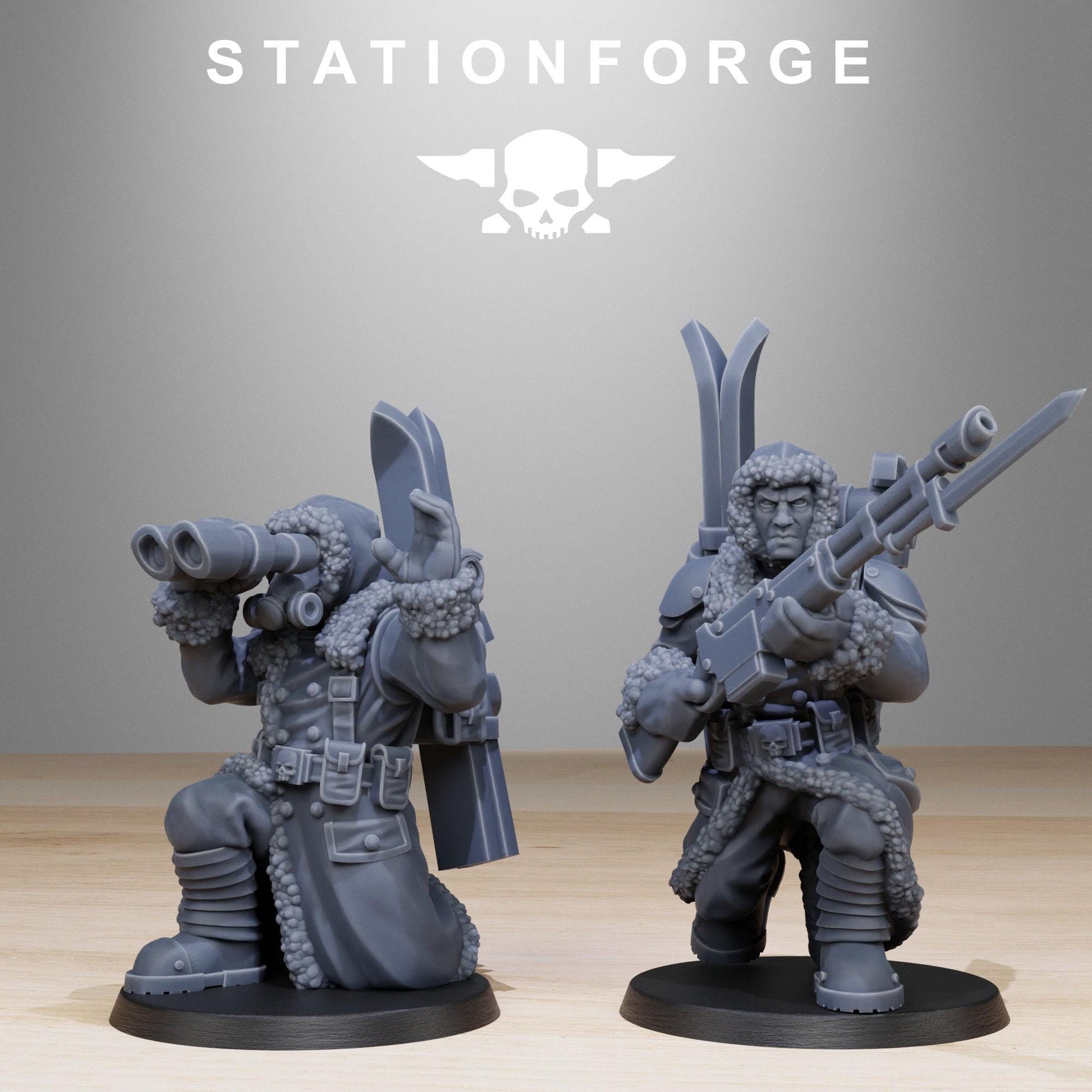 GrimGuard Frostwatch Skiers | Station Forge | Wargaming | Infantry | Soldiers