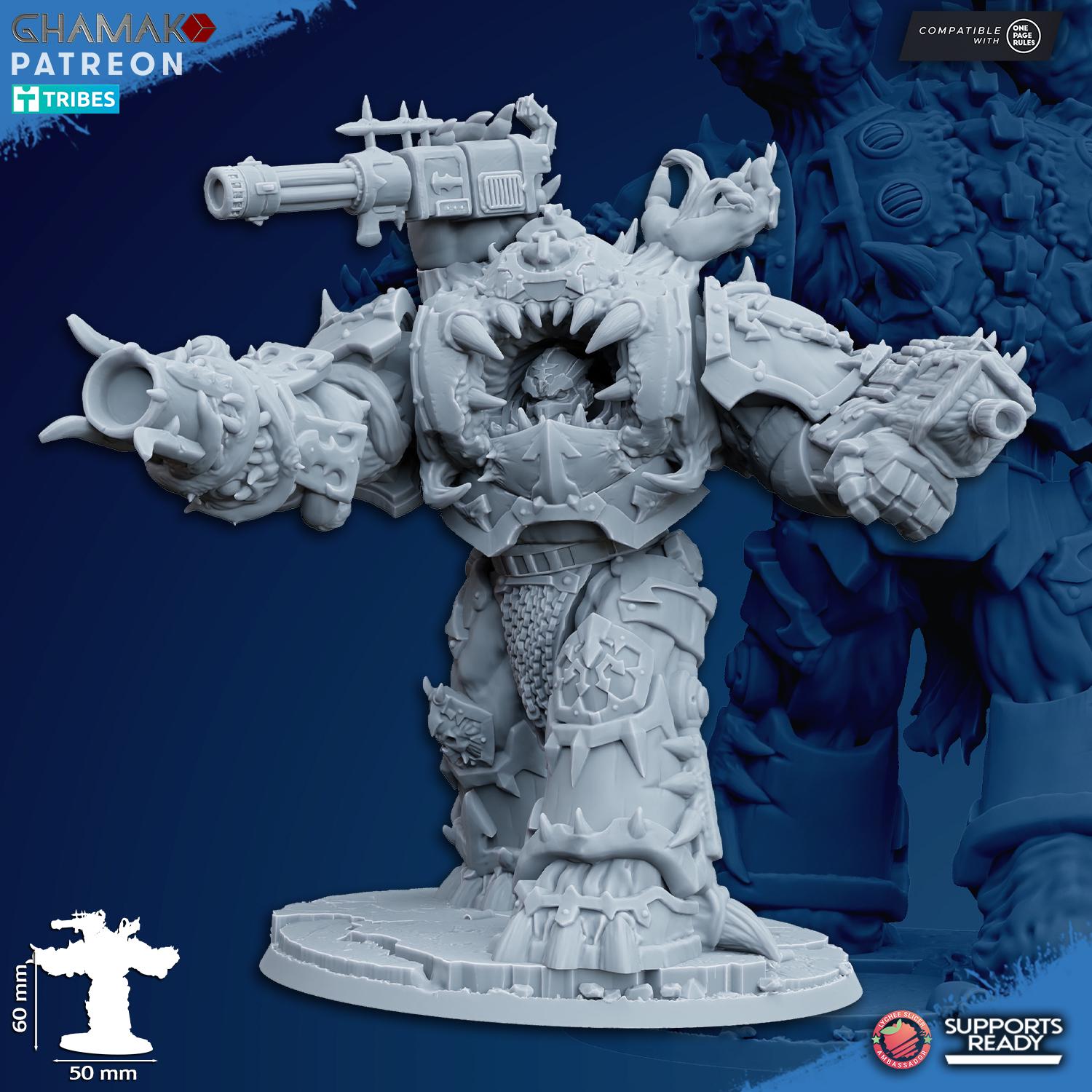 Possessed Eradicators | Ghamak | 3D Printed | 28mm | Wargaming | Chaos Army | warhammer | Heretic Terminator