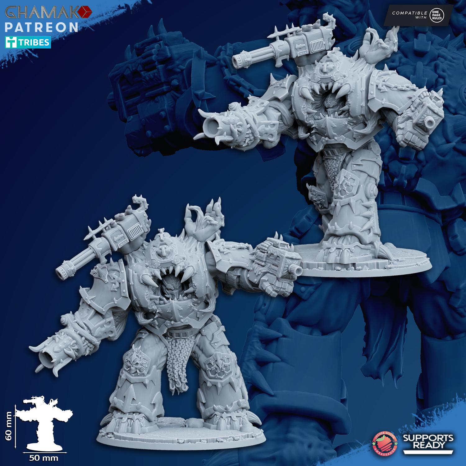 Possessed Eradicators | Ghamak | 3D Printed | 28mm | Wargaming | Chaos Army | warhammer | Heretic Terminator