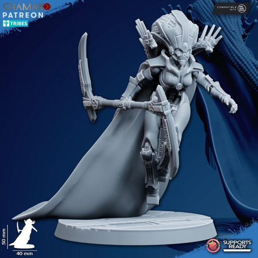 Undying Pinup | Ghamak | 3D Printed | Undying | Onepagerules | Wargaming | Robot legions | Undead robots