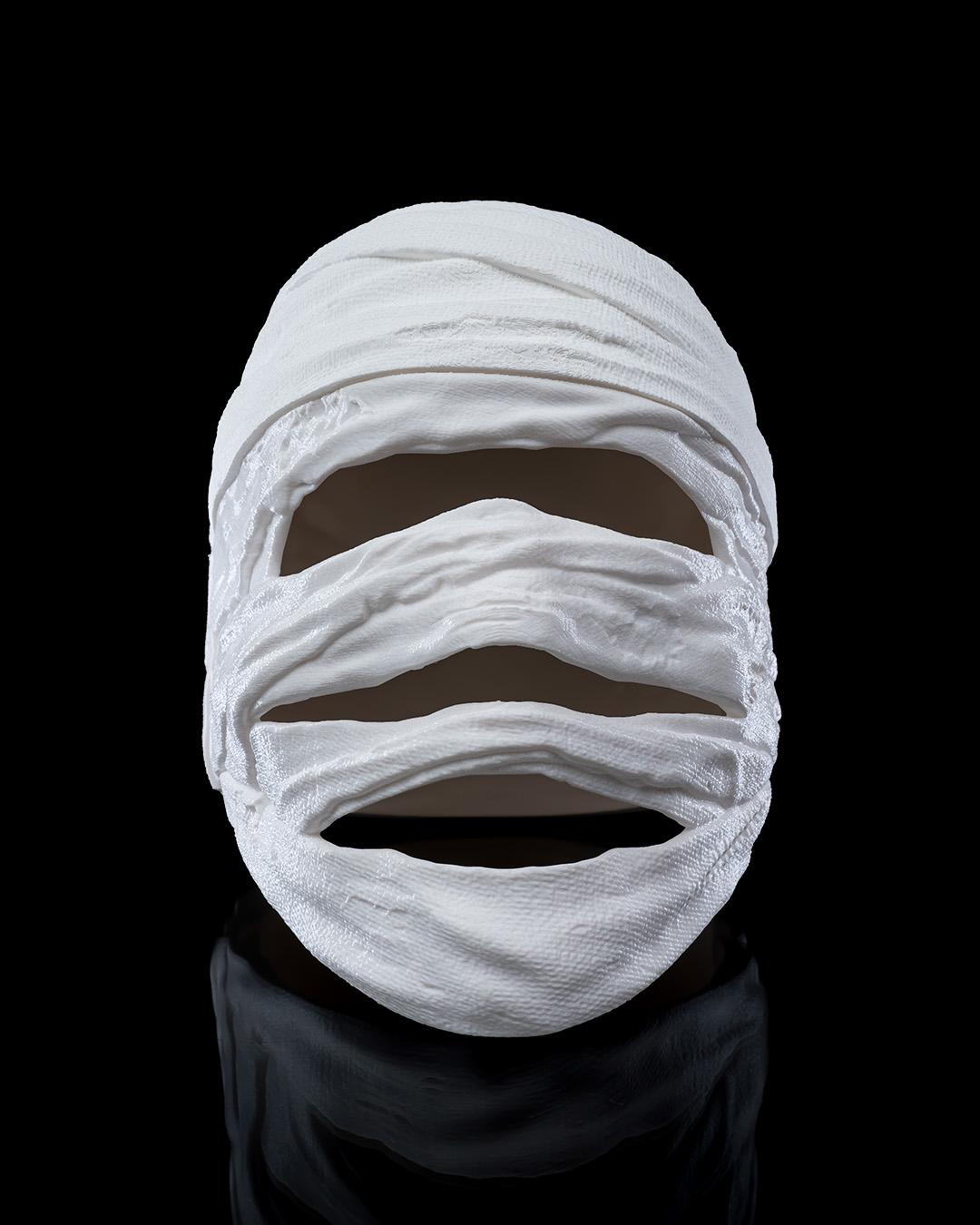 3D Printed Wrap Head Halloween Mask | Halloween Costume Accessory | Spooky Decorative Mask | 3 Sizes Available for Adults & Kids