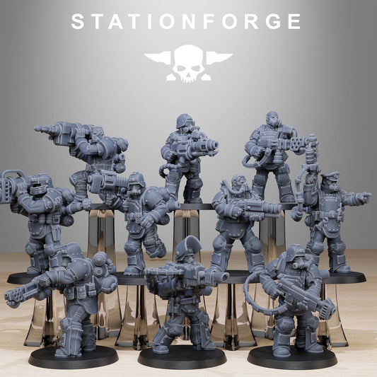 GrimGuard Armour Squad Reborn | Station Forge | Wargaming | Infantry | Soldiers