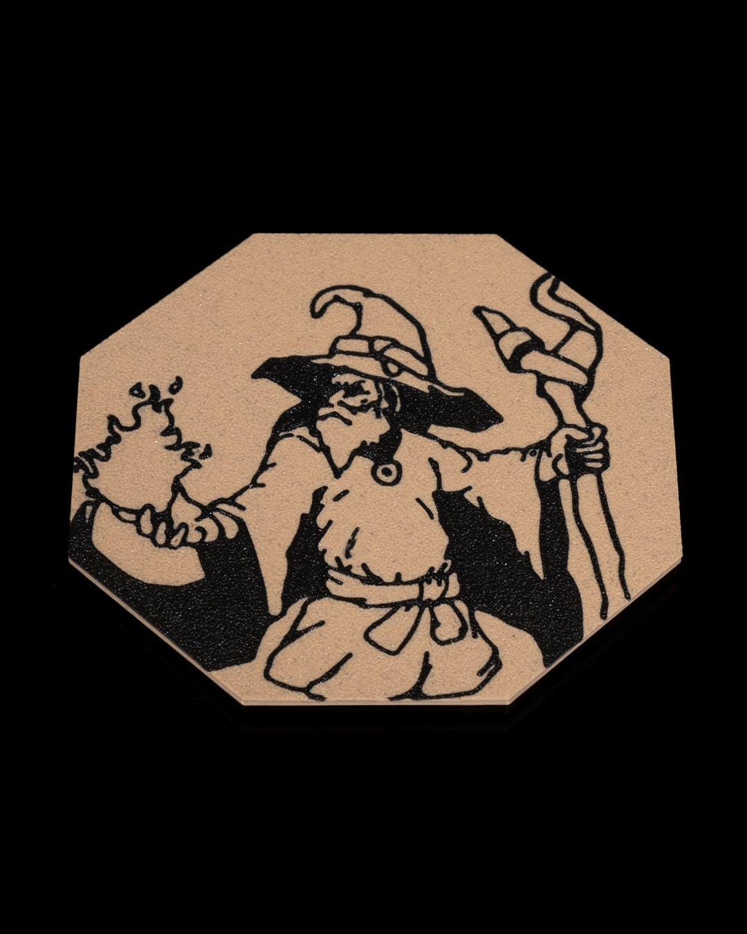 Tabletop RPG Coaster set of 6 Coasters – Fantasy-Themed Decor | Unique TTRPG Gift for Home | Handcrafted Drink Coaster Set Pick Your Class