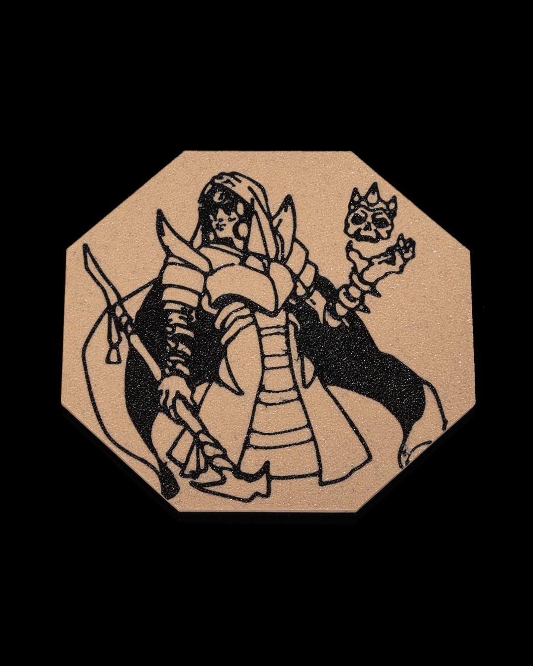 Tabletop RPG Coaster set of 6 Coasters – Fantasy-Themed Decor | Unique TTRPG Gift for Home | Handcrafted Drink Coaster Set Pick Your Class