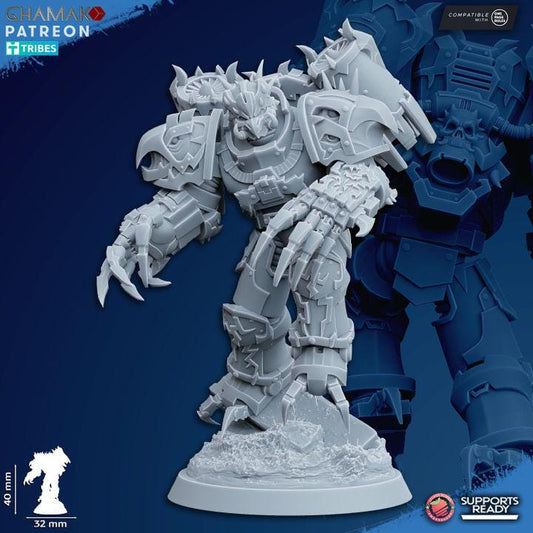 Set of 10 Chaos Warped Claws | Ghamak | 3D Printed | 28mm| Wargaming | Jetpack chaos soldiers | Tabletop Wargaming chaos minis