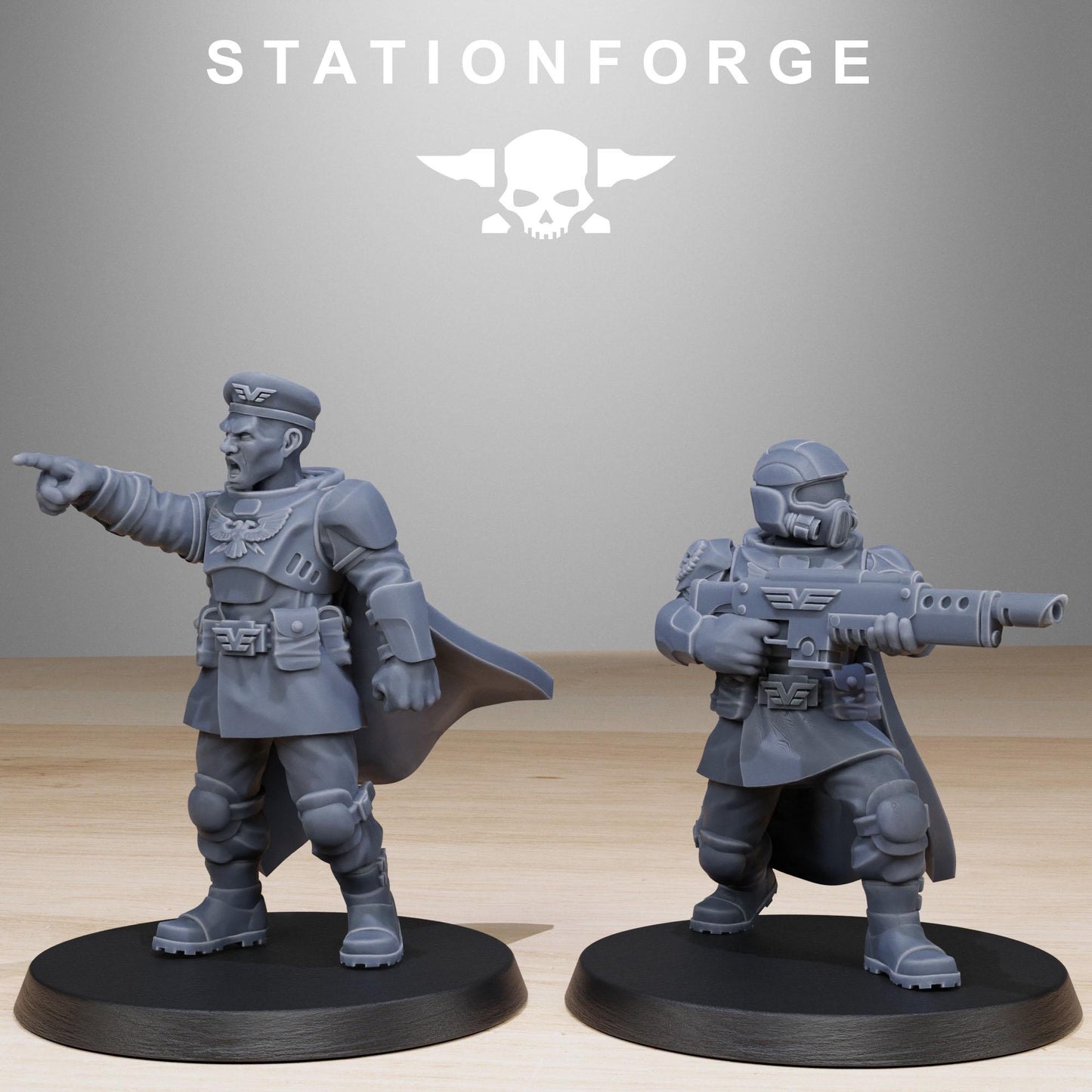 Vaskar Hunters & Xenarid Monster | Station Forge | Wargaming | Infantry |