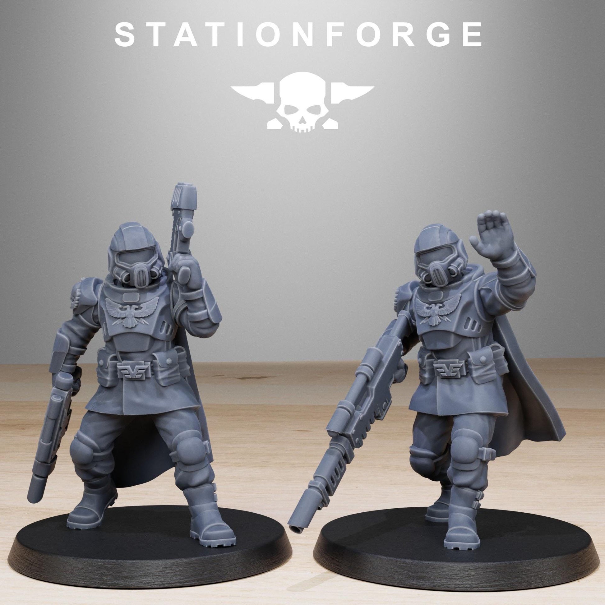 Vaskar Hunters & Xenarid Monster | Station Forge | Wargaming | Infantry |