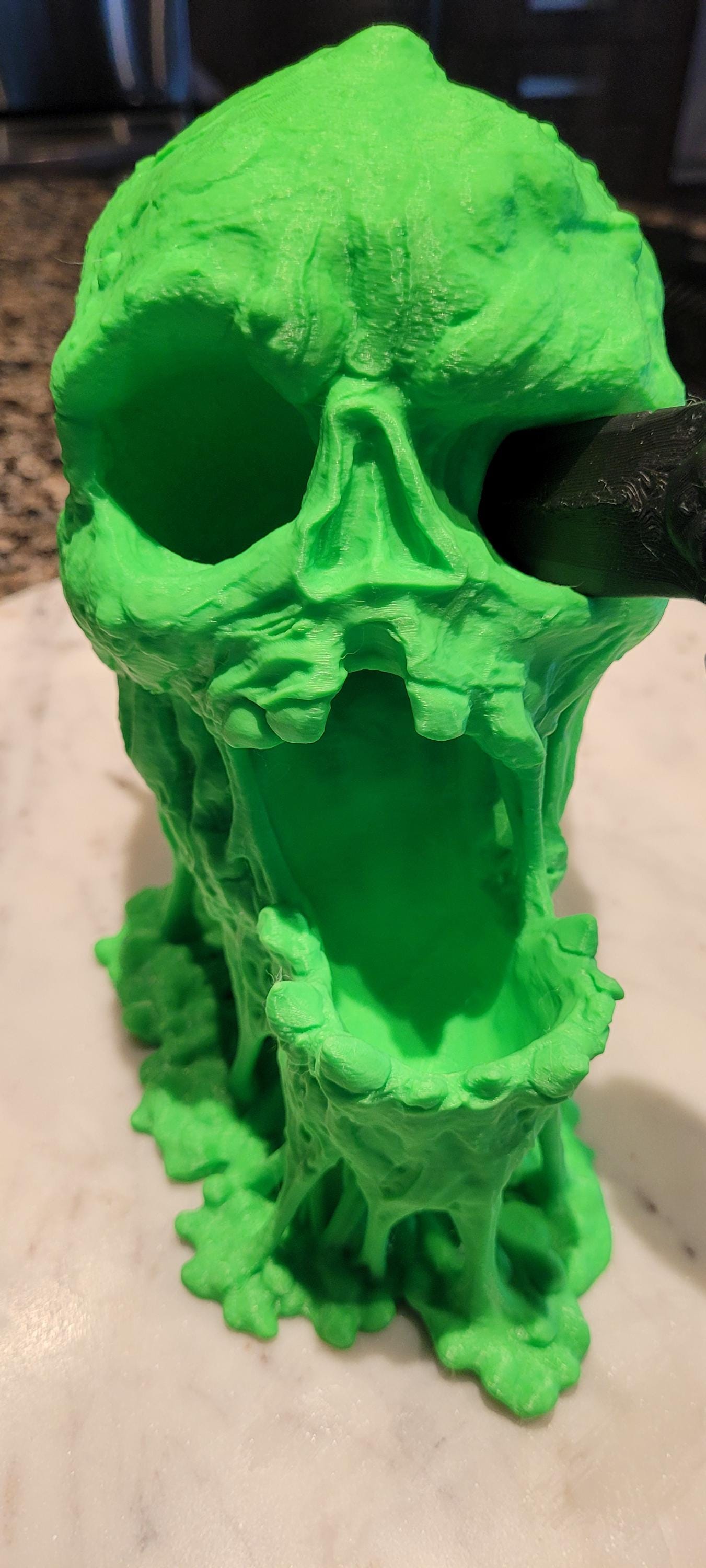 Zombie Skull Dice Tower | DnD Gift | Sea Monster Dice Holder | Unique Tabletop RPG Accessory | Ocean-Themed Gaming Decor | Dice Roller