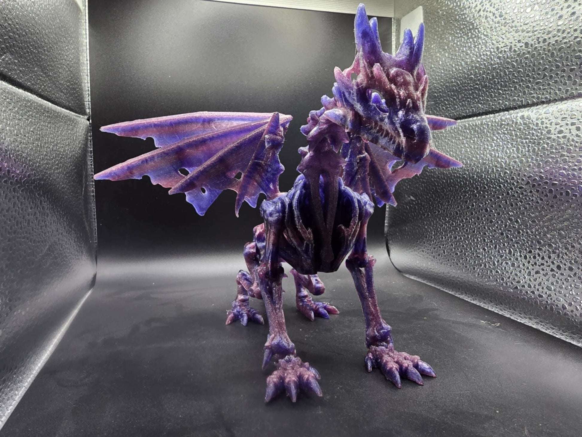 Wraith Wing Dragon | Articulated Dragon | Sensory Fidget Toy | Skeleton Dragon | Rainbow Dragons | Shiny Dragons | Dragon Lover Gift |