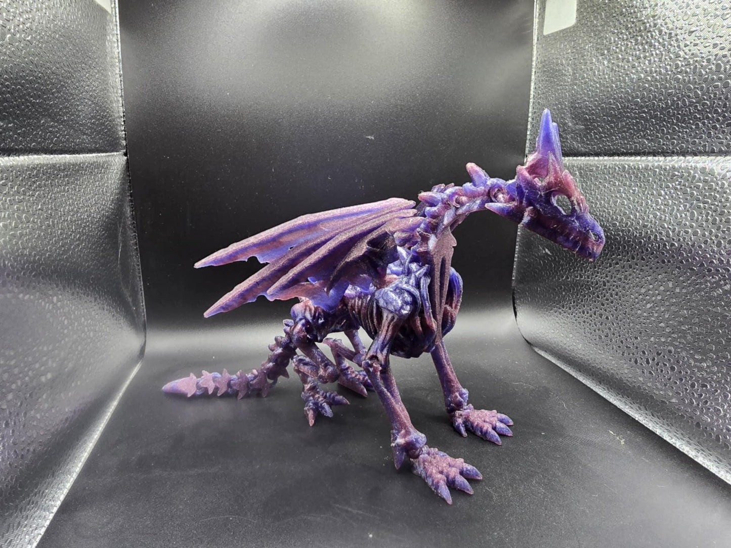Wraith Wing Dragon | Articulated Dragon | Sensory Fidget Toy | Skeleton Dragon | Rainbow Dragons | Shiny Dragons | Dragon Lover Gift |