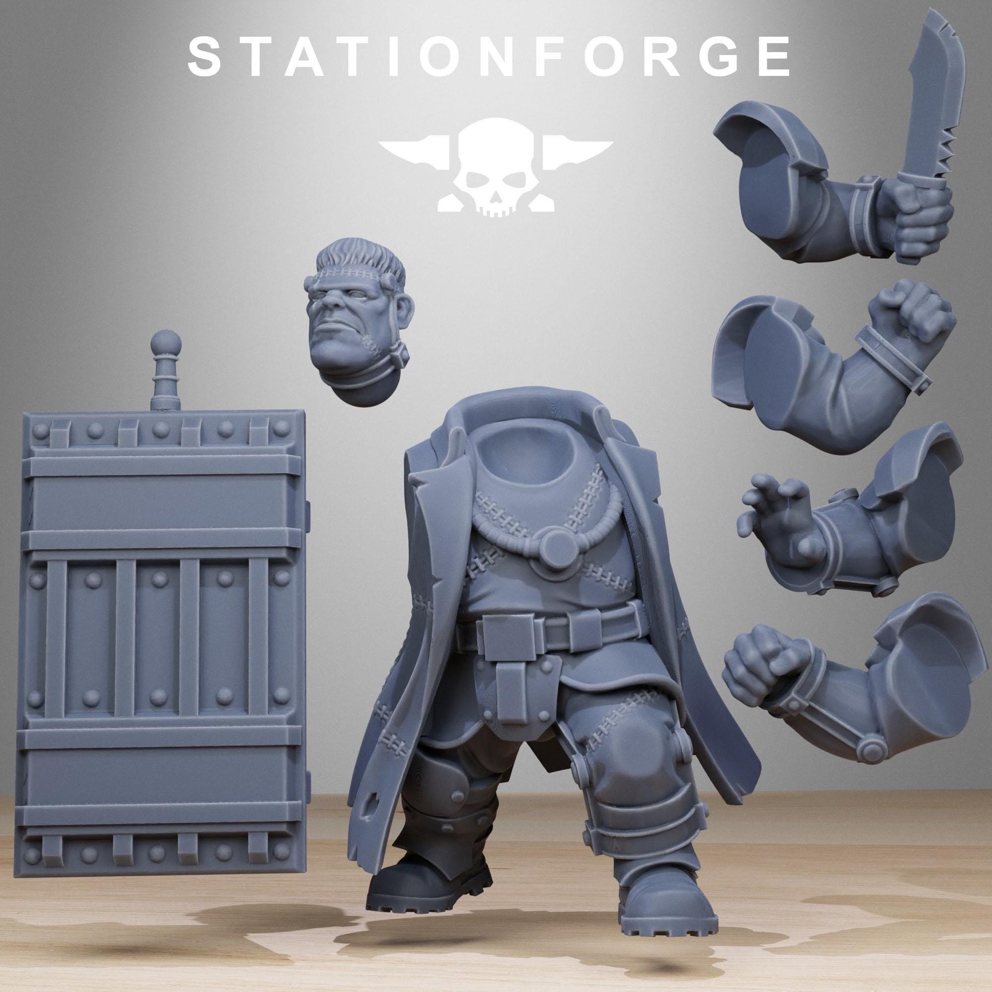 GrimGuard Mutantstein | Station Forge | Wargaming