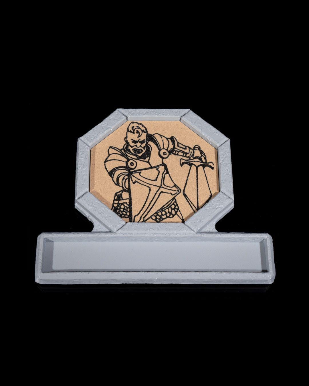 Tabletop RPG Coaster set of 6 Coasters – Fantasy-Themed Decor | Unique TTRPG Gift for Home | Handcrafted Drink Coaster Set Pick Your Class